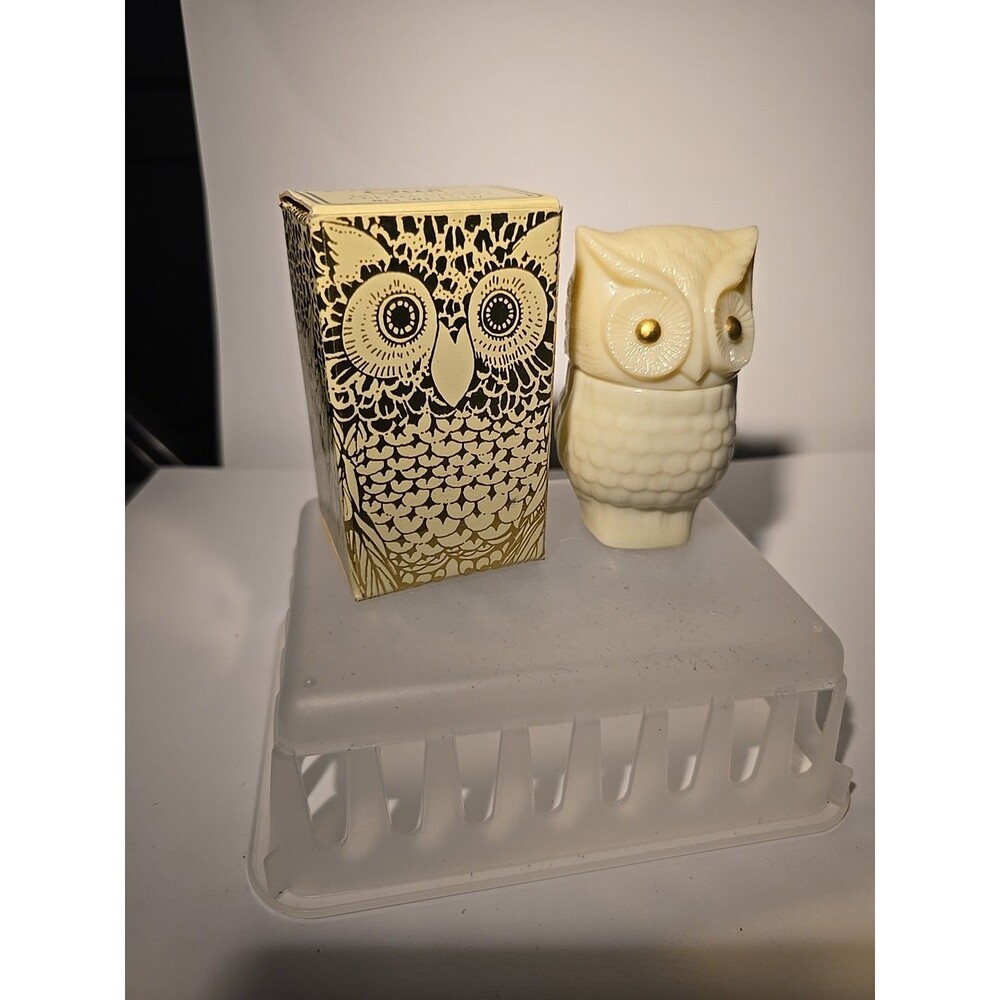 Vintage Avon Precious Owl Roses Roses Cream Cologne Mist New in Box 1.5 oz Full